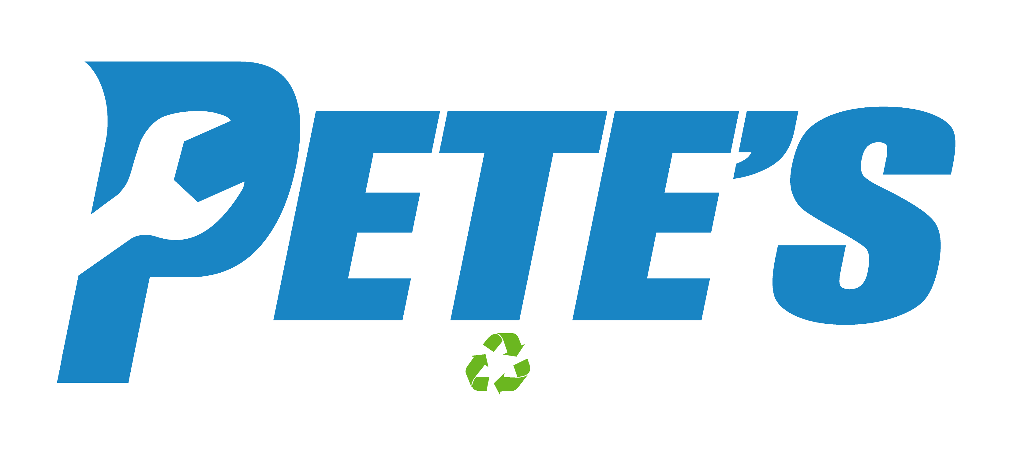 teal petes auto parts logo